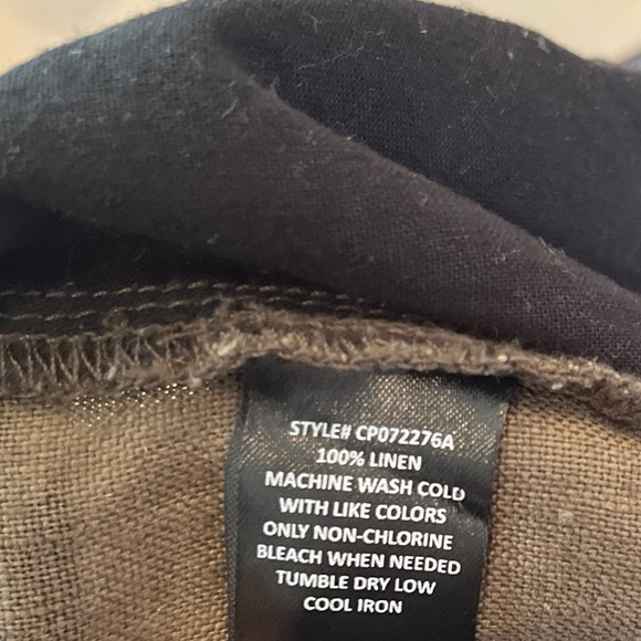 SANCTUARY X Anthropologie Camo Cargo Jogger Pants Linen Women’s Size Small - Picture 6 of 6